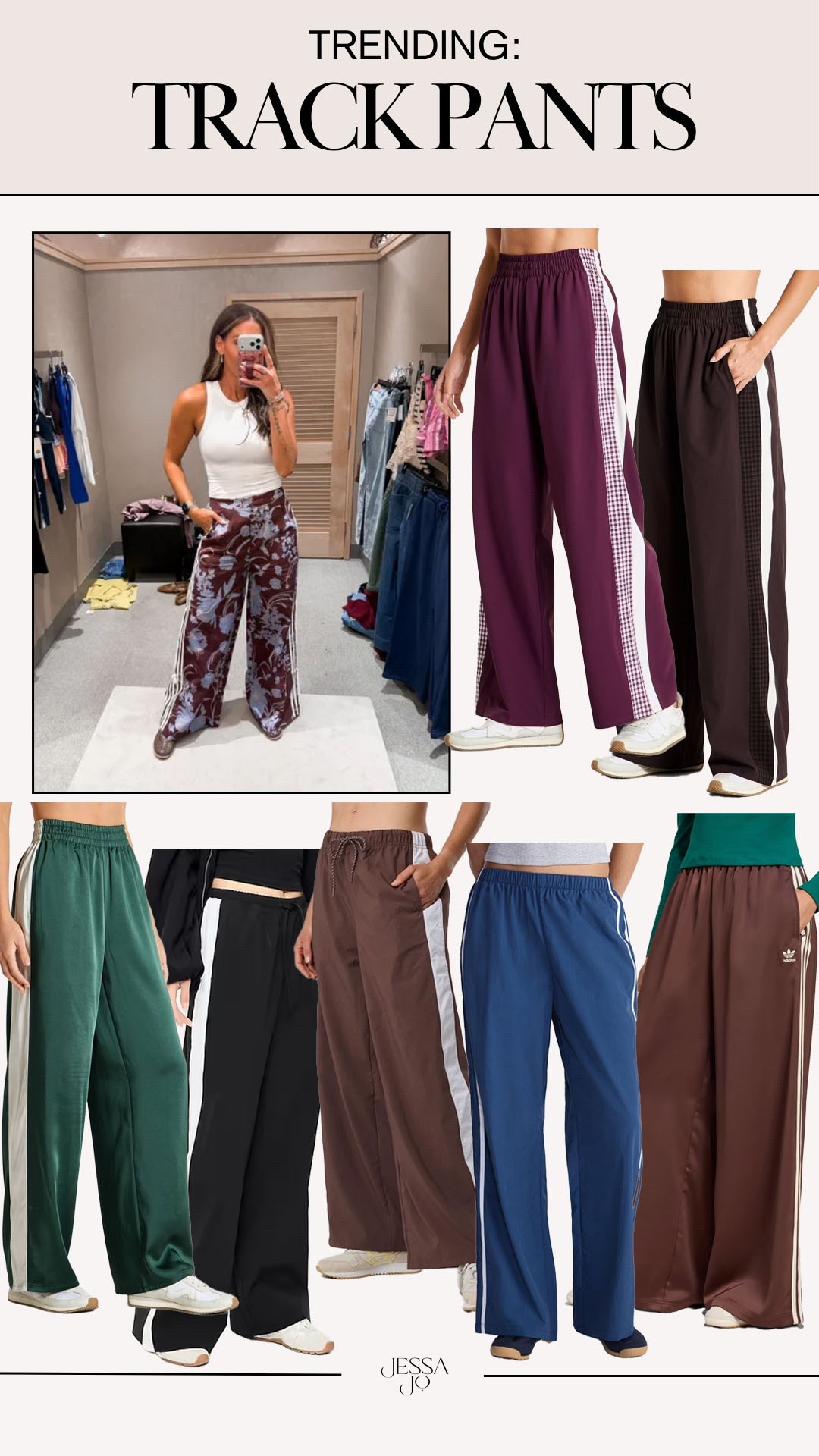 Trending track pants. Target track pants. Adidas track pants. Floral dressy track pants. Fall trends.

#LTKootd #LTKSeasonal #LTKgrwm