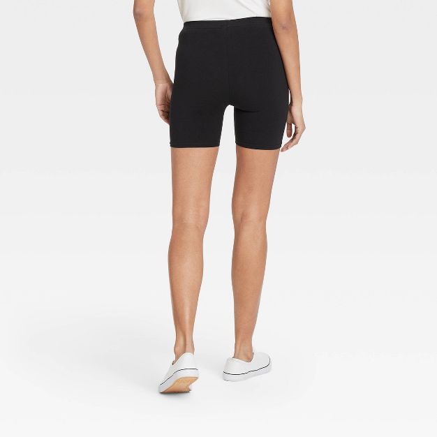 Women&#39;s Cotton 5&#34; Inseam Bike Shorts - Xhilaration&#8482; Black S | Target