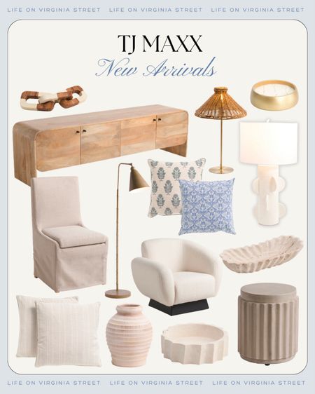 Coastal inspired new arrivals from TJ Maxx including a gorgeous wooden media cabinet, rattan table lamp, slipcovered dining chair, block print pillows, fluted side table, concrete vases, frasier fir candle, designer style lamp, Boucle armchair, fluted bowl, wood and marble chain decor and more!
.
#ltkhome #ltksalealert #ltkseasonal #ltkfindsunder50 #ltkfindsunder100 #ltkstyletip #ltkover40

#LTKfindsunder50 #LTKsalealert #LTKhome