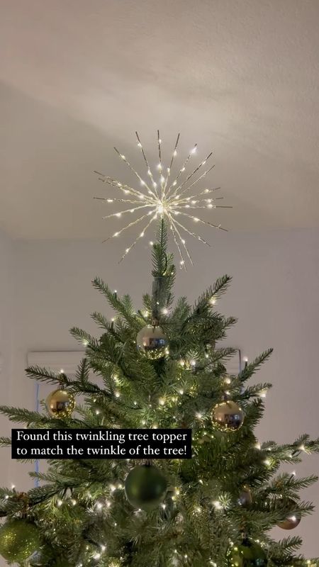 twinkling star tree topper to go well with the twinkling lights on the Christmas tree! It’s only $35!

#LTKVideo #LTKHoliday #LTKhome