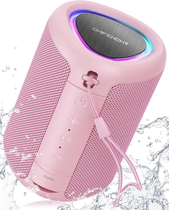 Portable Bluetooth Speaker Beach Essentials: Powerful Crystal Clear Sound/Dynamic Light/IPX5 Wate... | Amazon (US)
