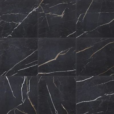 Perpetuo 12" X 12" Porcelain Marble Look Floor & Wall Tile (13 PC Per Carton) (12.22 SQFT Per Carton) | Wayfair North America