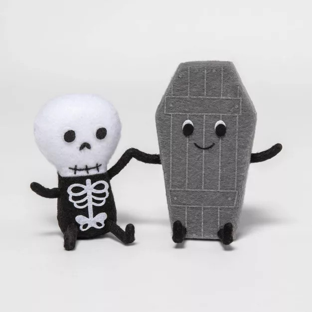 Skeleton and Coffin Halloween Decorative Figurine - Hyde & EEK! Boutique™ | Target