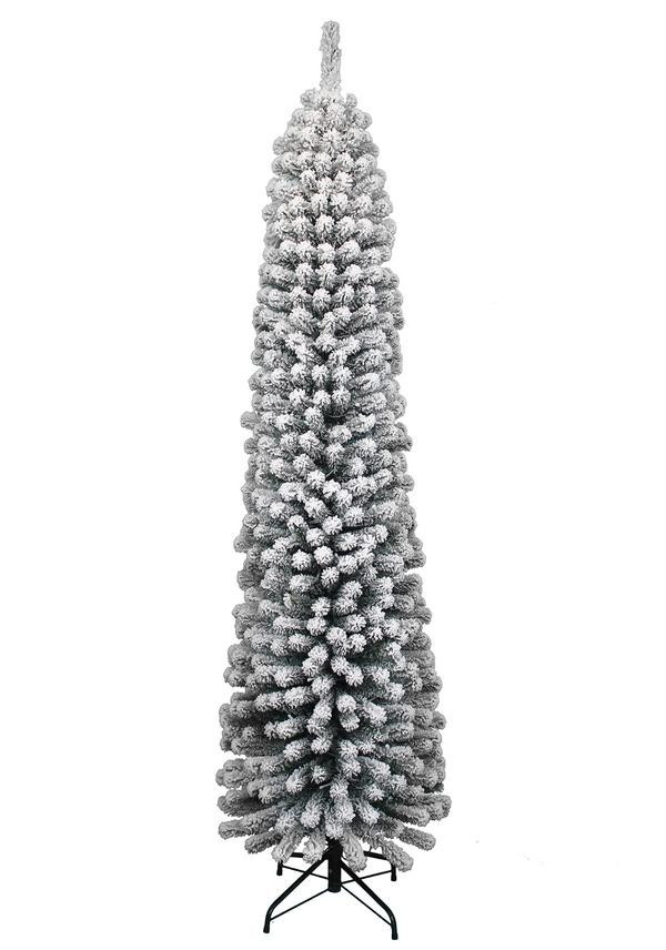 Home  /   Products  /   6' Prince Flock Pencil Artificial Christmas Tree Unlit | King of Christmas