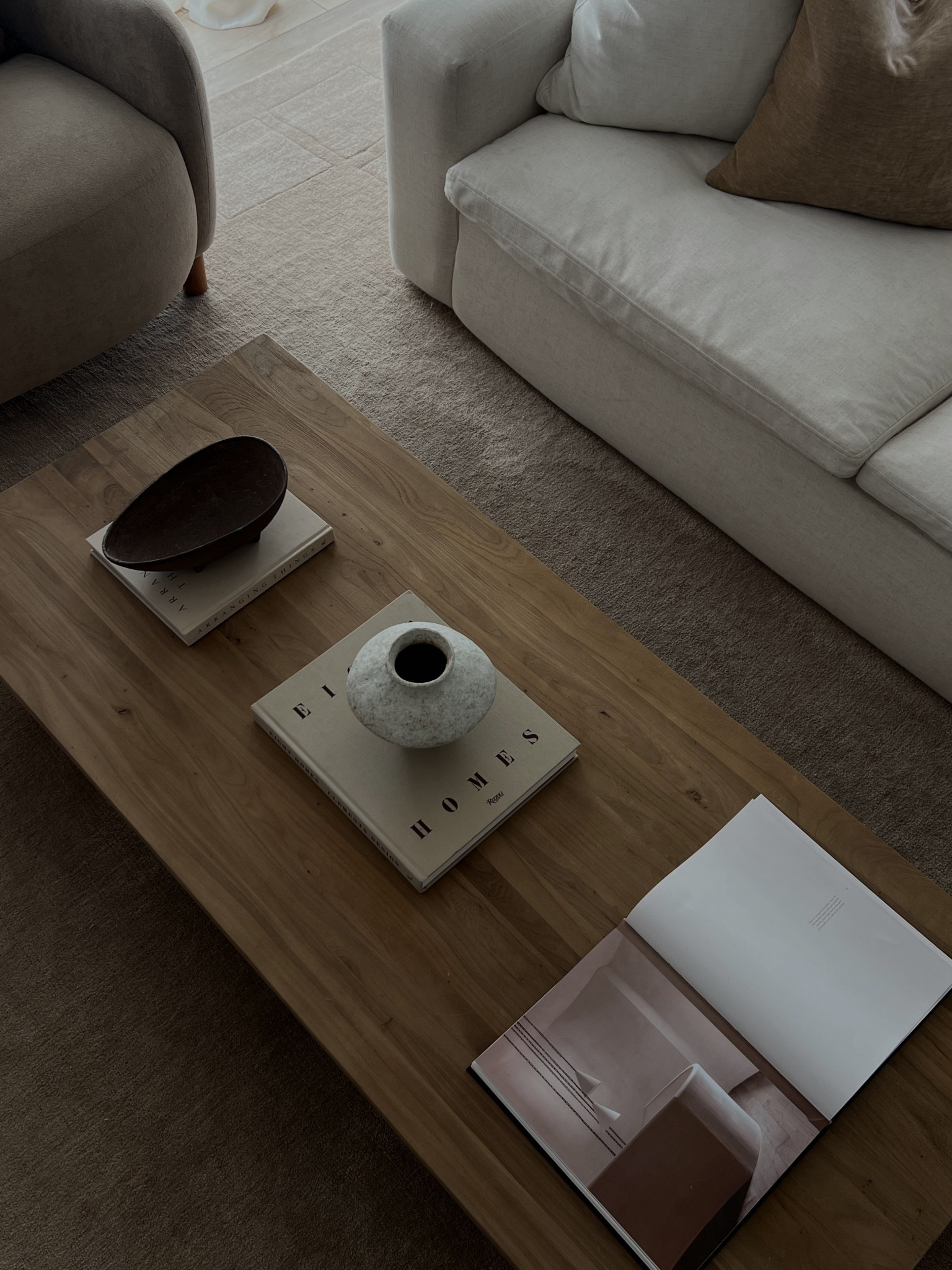 Low Profile Wabi Sabi Coffee Tables 🤎

Mine is from Zara Home 

#LTKHome