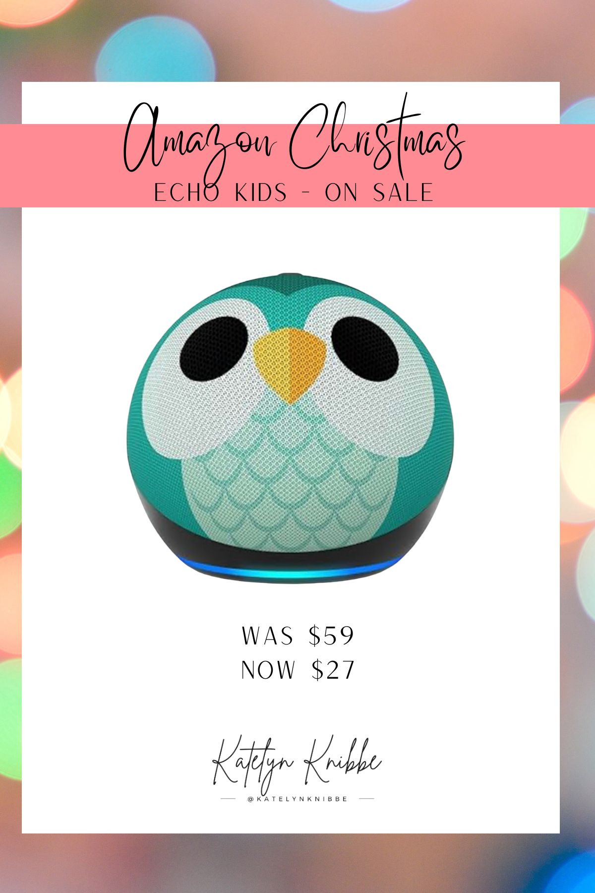 Amazon Echo for kids on sale for cyber Monday. I snagged one of these for my daughter as a Christmas present since she loves our downstairs echo so much.  

 #LTKCyberWeek #LTKGiftGuide #LTKHoliday