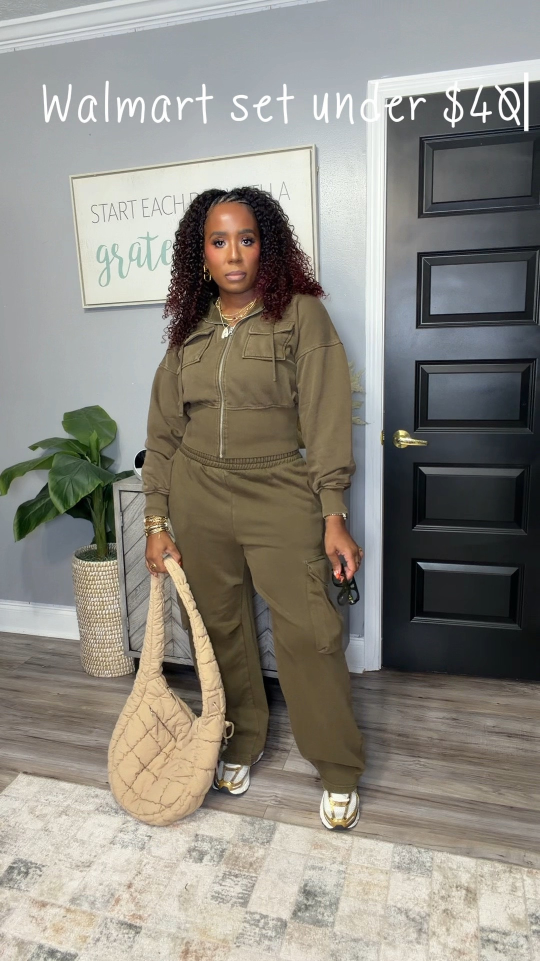 The Walmart set that looks way more expensive than it is. 🙌🏽 This new acid wash set is giving elevated athleisure without the elevated price tag. Choose the cargo pants like I’m wearing or the flared bottoms—both sold separately for under $30 each. Available in 3 colors and sizes XS–4X, so everyone can get in on this look. ✨

Sizing Reference: 5’5”, 165 lbs, size 10
🤎 Wearing a Small in the top & Medium in the bottoms. 

#WalmartFashion #WalmartFinds #FashionOver40 #AffordableFashion #Athleisure

#LTKootd #LTKOver40 #LTKMidsize