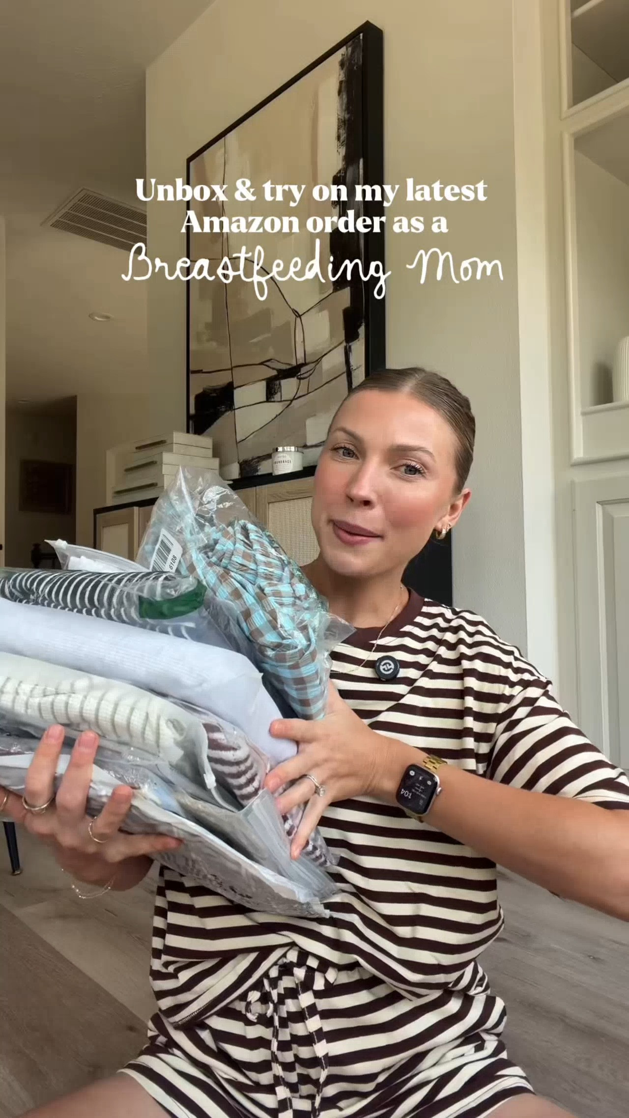 Amazon nursing friendly unboxing + try on for fall!  

 #LTKootd #LTKmomlife