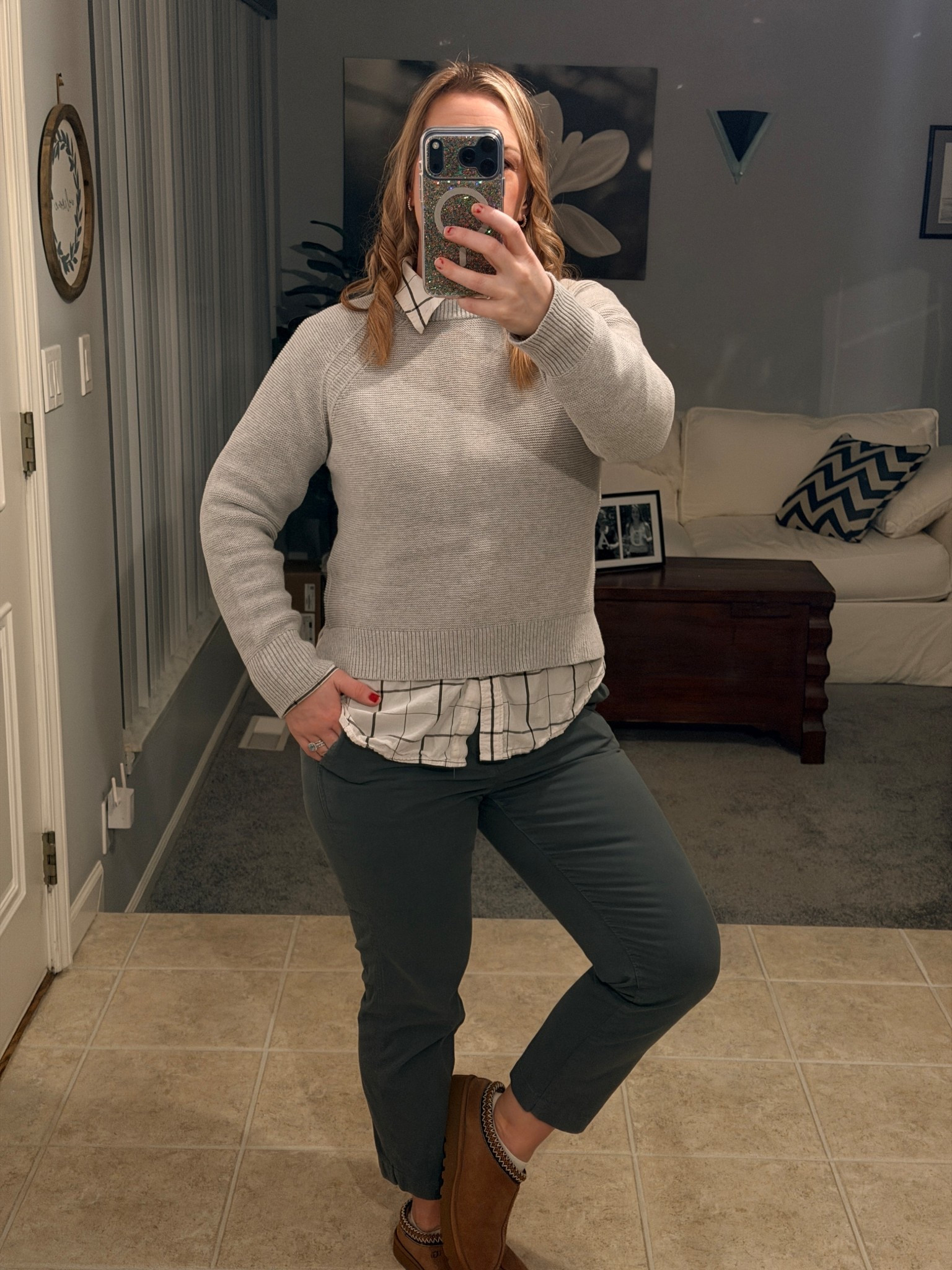 No I don’t wear my slippers to work lol. 

Lil monochromatic outfit to kick off the week. Business casuall

#LTKmomlife #LTKootd #LTKOver40