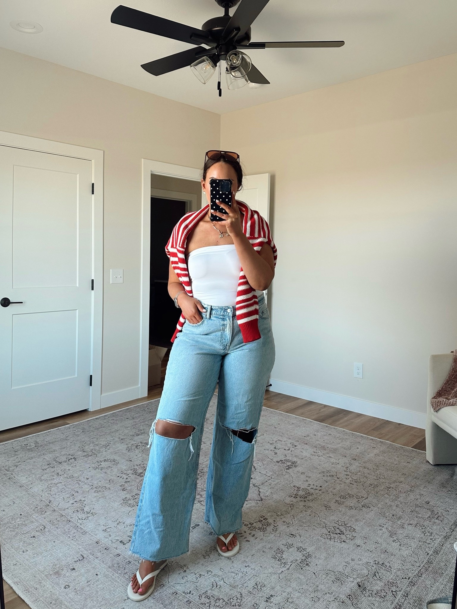 Amazon tank - large
Abercrombie jeans - 32 long
Target striped sweater - large


memorial day outfit

#LTKSeasonal #LTKTall #LTKMidsize