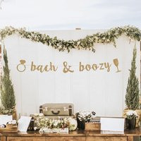 Bach & Boozy Banner Bachelorette Party Decorations Sign Bubbly Bar | Etsy (US)