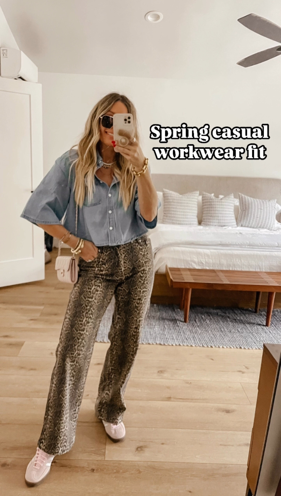 Leopard jeans are stretchy and fit tts. Sized up to large in button down. fit I sized ok to large. Pink shoes. Spring 2025z summer 2025. Summer fashion. Summer fashion 2025x adidas. Spring fashion. Spring shoes. Spring fashion 2035z sambas. Shoes fit true to size. Sunglasses and a huge spring sale round uo. Spring fashion. Spring outfit 2025 | affordable fashion | spring fashion | target finds 225 | target new release | sports mom outfit | target haul 2025 | summer fashion 2025 | spring outfits #affordablefashion  #springfashion2025 #clothinghaul #springstyle #targetstyle




#LTKBeauty #LTKWatchNow #LTKSaleAlert