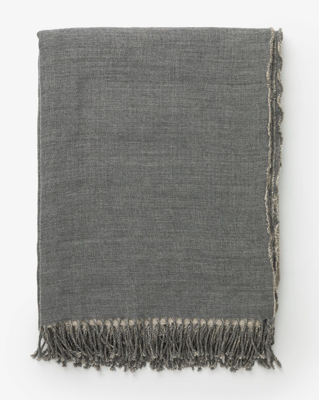 Linen & Wool Reversible Throw | McGee & Co.
