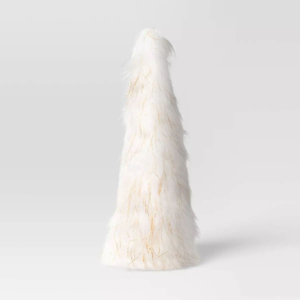 14.5" Faux Fur Christmas Tree Sculpture - Wondershop™ White | Target