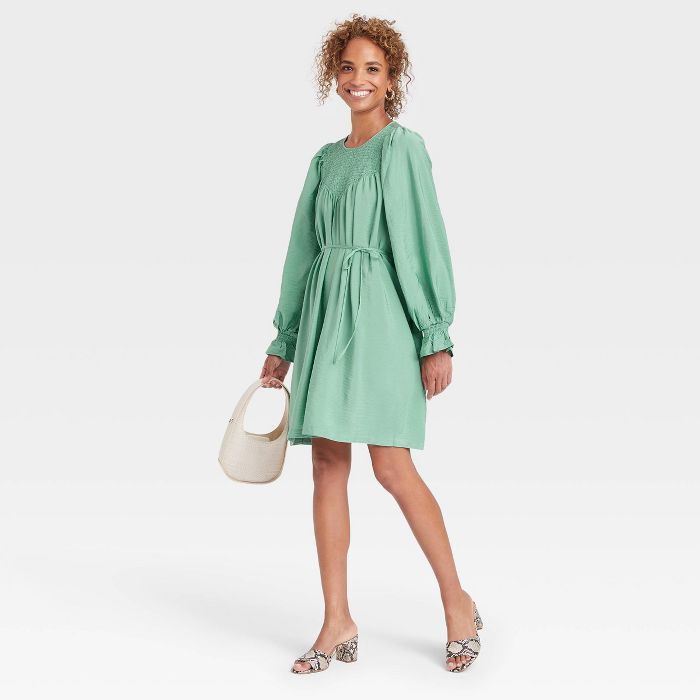 Women's Long Sleeve Tent Dress - A New Day™ | Target