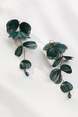 Tiered Floral Drop Earrings | Anthropologie (US)