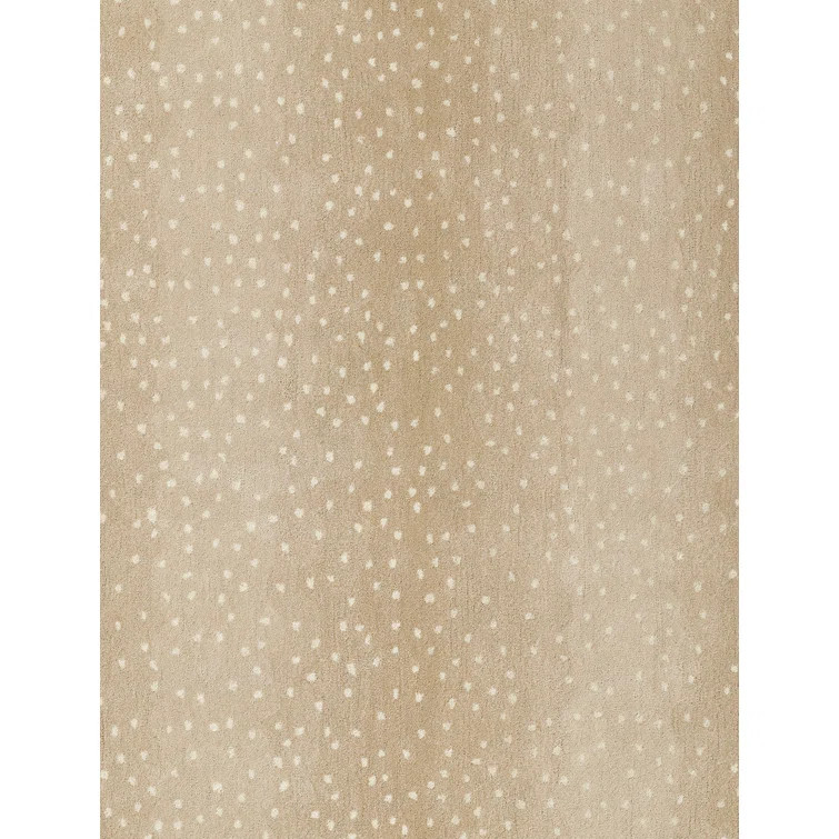 Woodland Handmade Tufted Wool Beige Rug | Wayfair North America