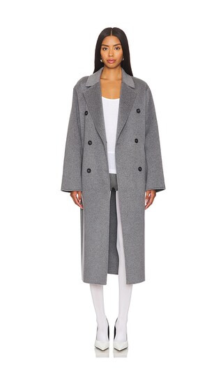 Martine Coat in Grey | Revolve Clothing (Global)