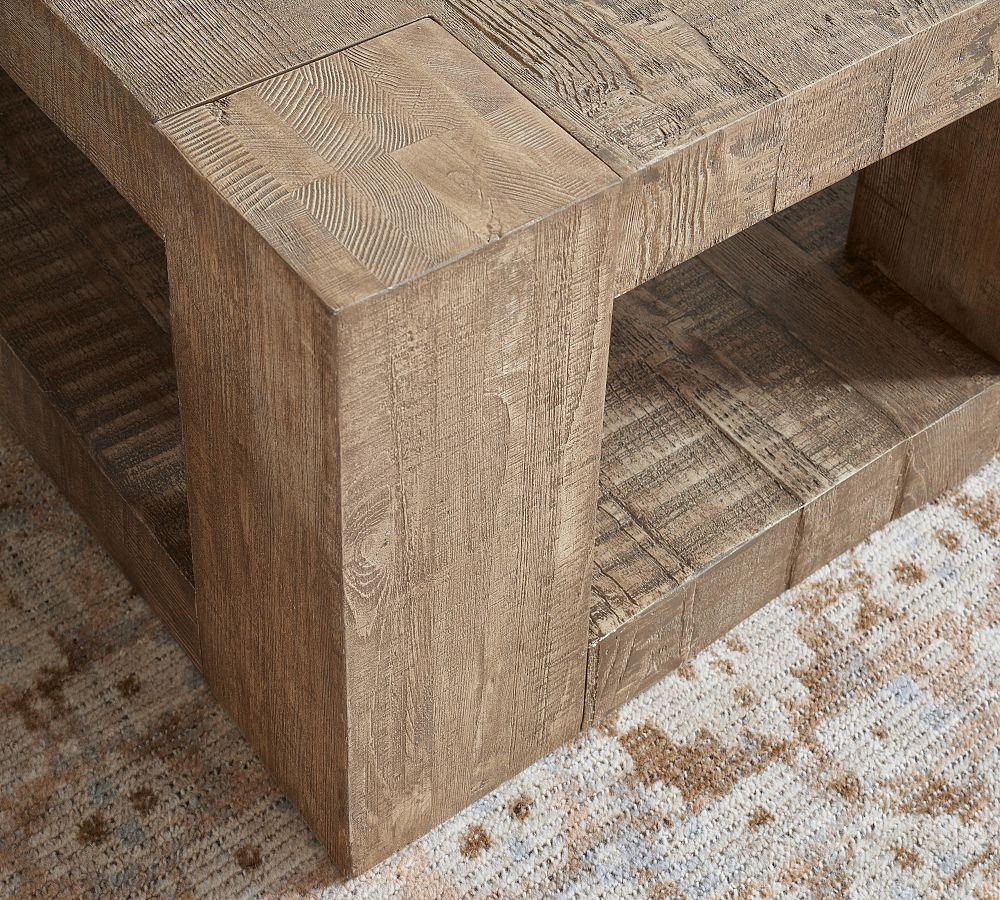 Palisades Rectangular Grand Coffee Table | Pottery Barn (US)