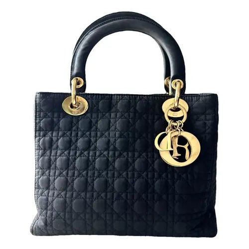 Lady Dior cloth handbag | Vestiaire Collective (Global)