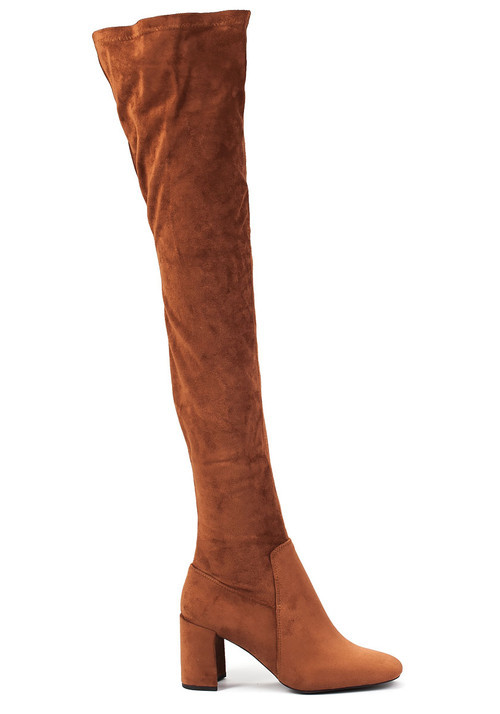 Cienega Tan Suede OTK Boot | Jildor Shoes