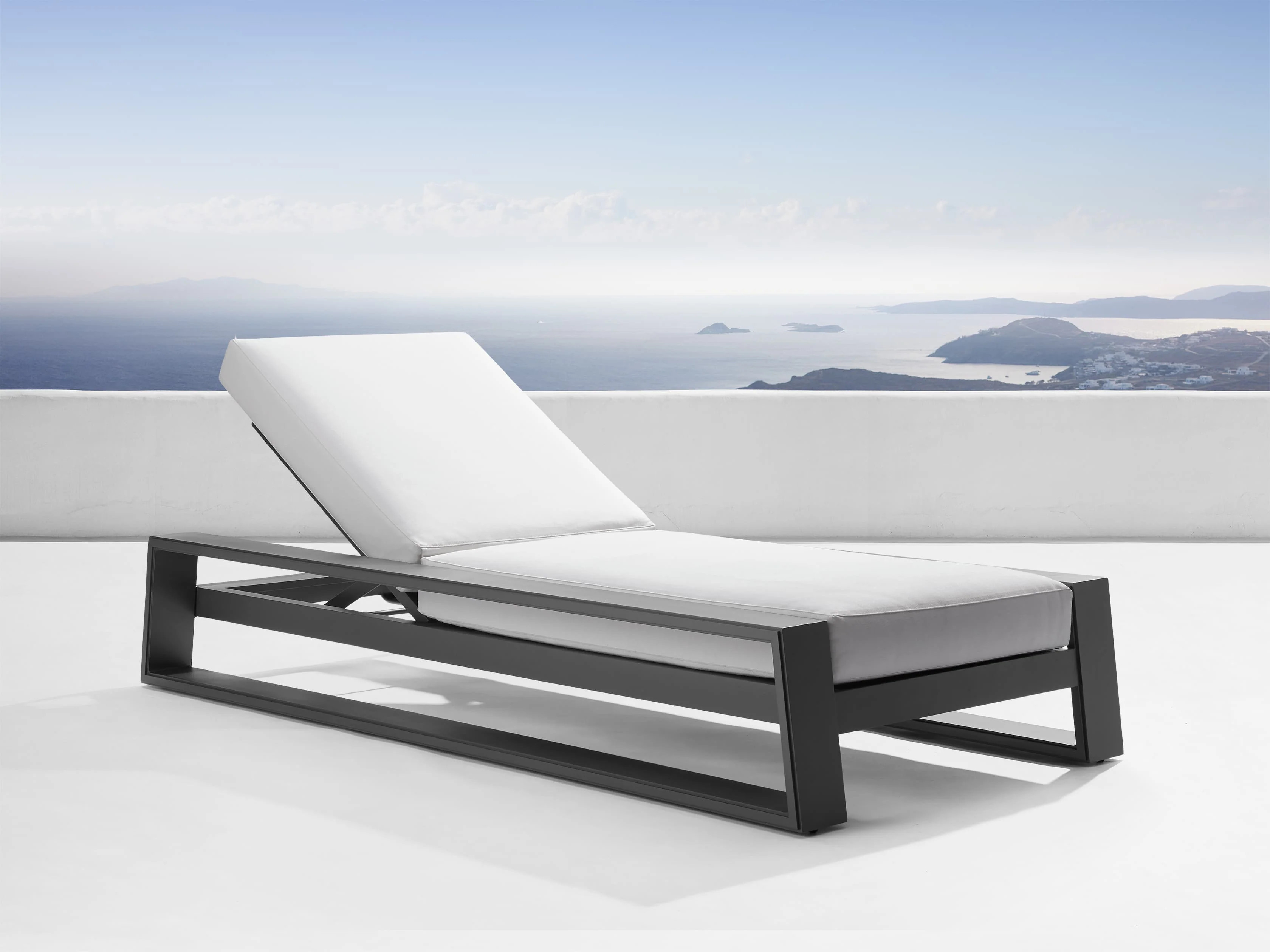 Canyon Outdoor Aluminum Chaise | Arhaus