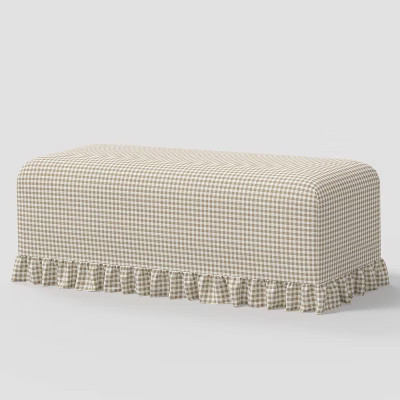 Ruffle Slipcover Dining Bench - Threshold™ designed with Studio McGee | Target