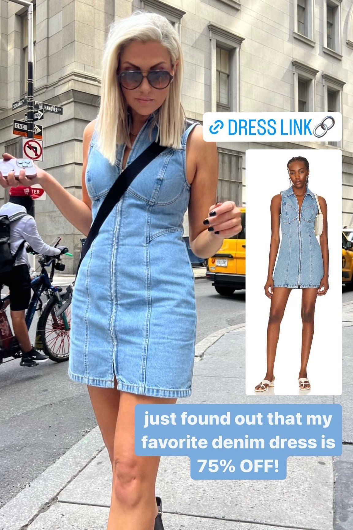 Just found out that my favorite denim mini dress from Revolve is 75% OFF! It’s the Selena Sleeveless Mini Dress by GRLFRND. Go get it now while it’s on sale✨

#LTKstyletip #LTKfindsunder100 #LTKsalealert