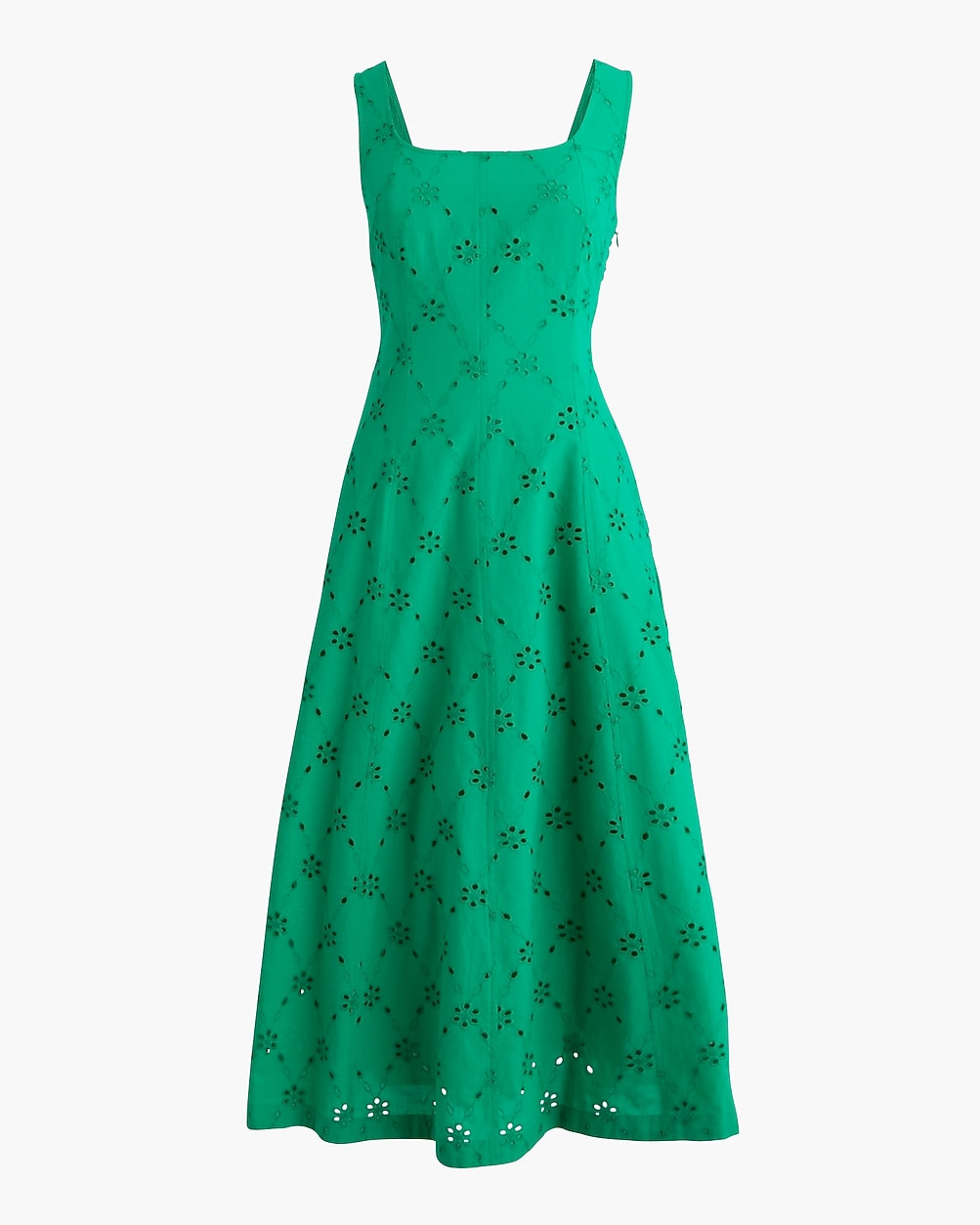 Eyelet embroidered midi dress | J.Crew Factory