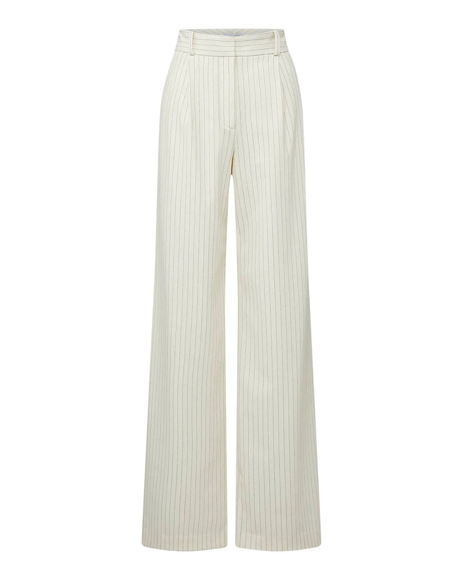 Heyser Pinstriped Pant | Veronica Beard