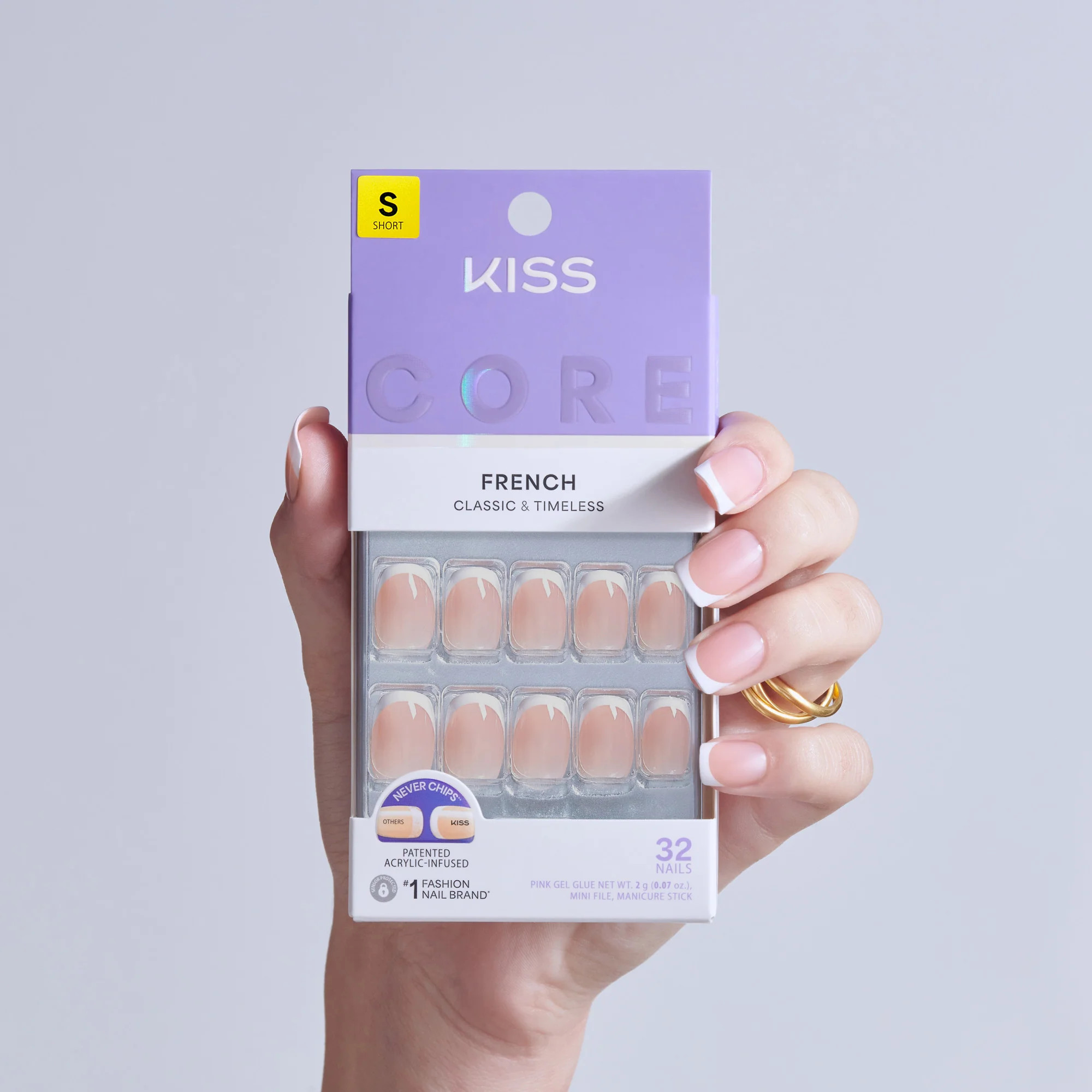 Kiss Core French Press On Glue Nails - Snapshot | KISS, imPRESS, JOAH