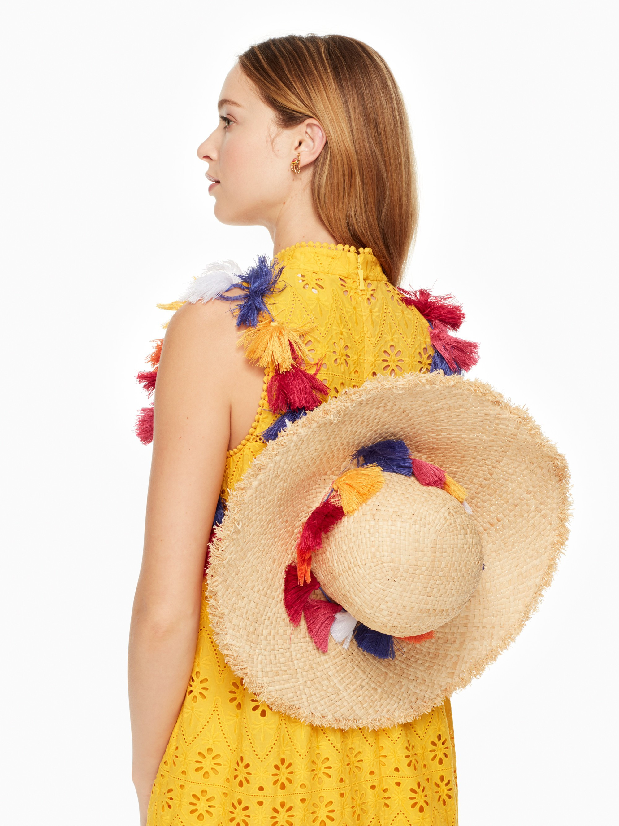 tassel backpack sunhat | Kate Spade US