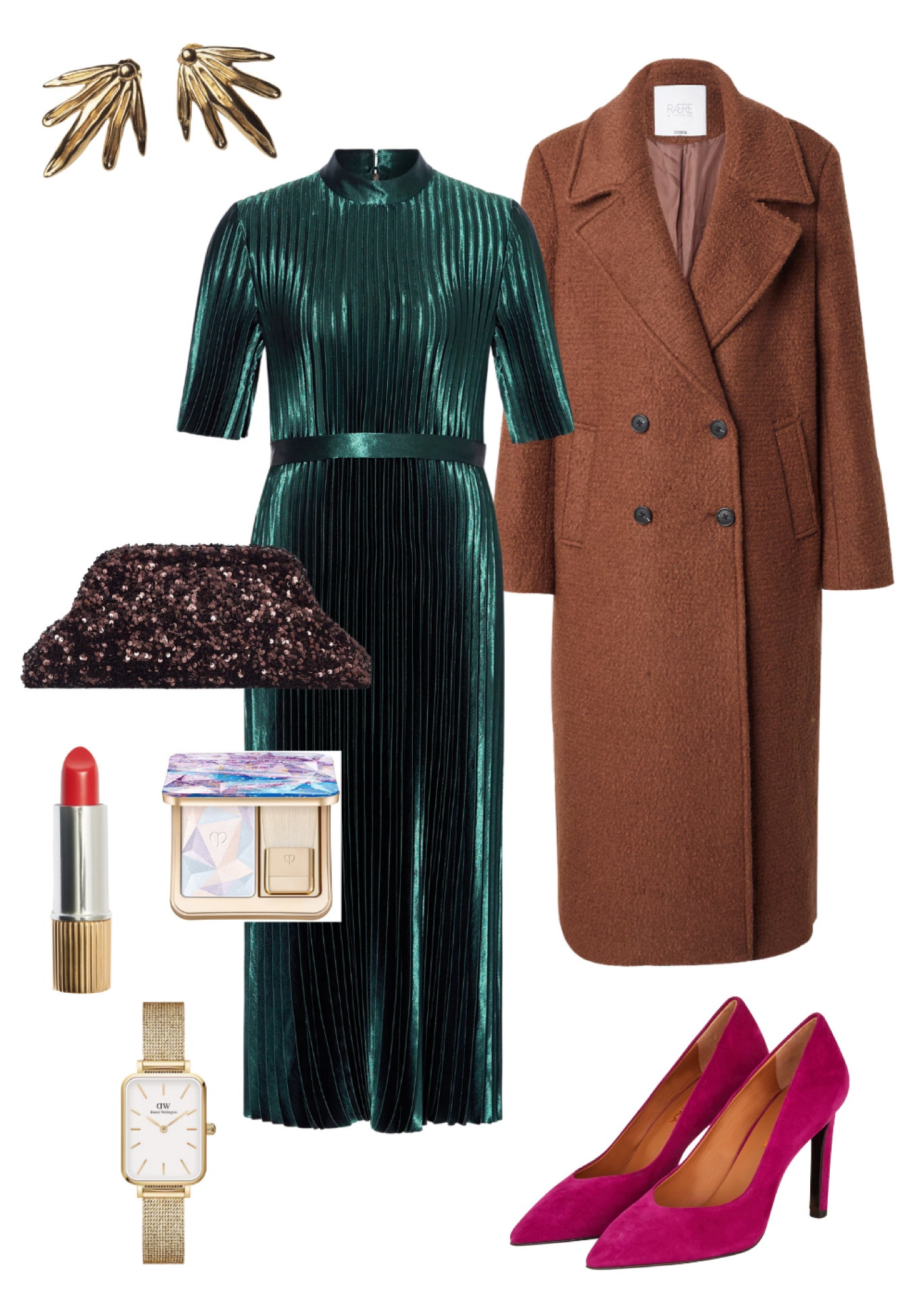 Glamorous Christmas - fürs schicke Dinner. #christmasoutfit #dressup 