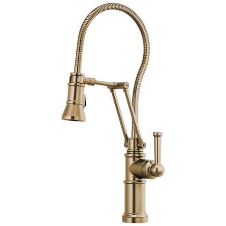 Brizo Artesso® Articulating Single Handle Kitchen Faucet With Finished Hose | Perigold | Wayfair North America