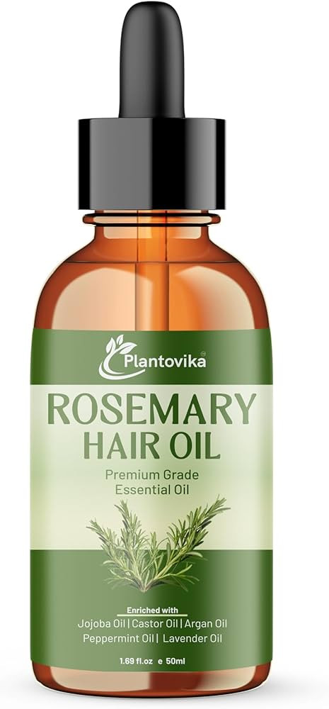 Rosemary Oil for Hair Growth, Enriched with Jojoba, Castor, Argan, Peppermint & Lavender Oils, Sc... | Amazon (US)