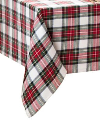 Elrene Christmas Classic Holiday Plaid Collection - Macy's | Macy's