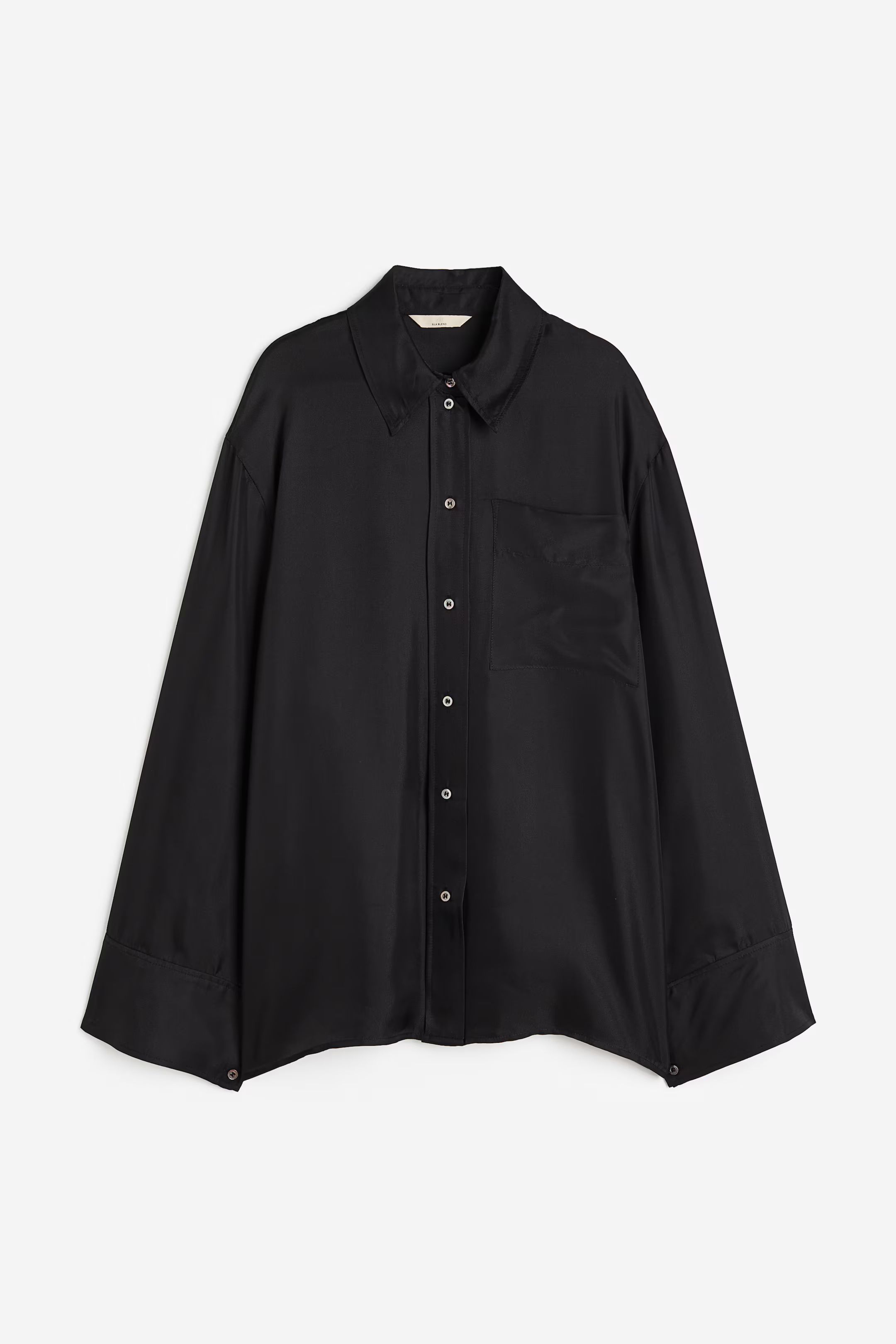 Silk-blend Twill Shirt | H&M (US + CA)