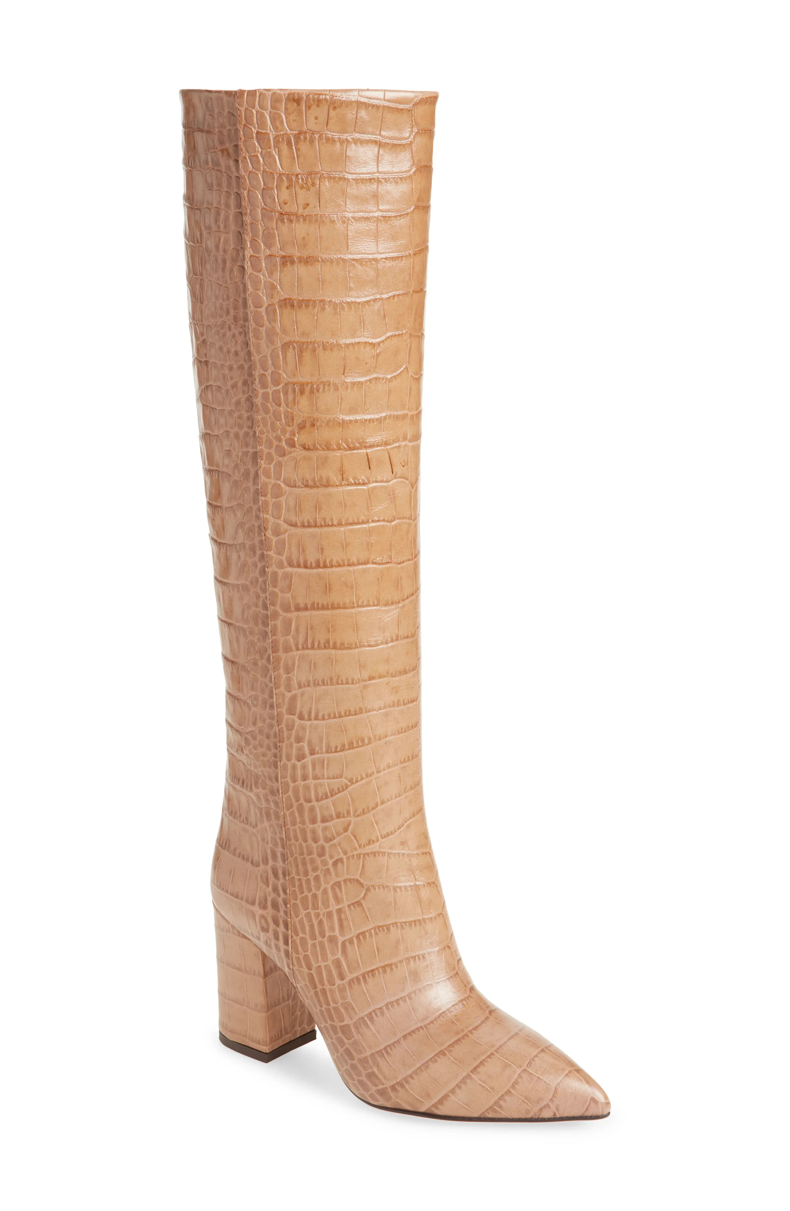 Women's Paris Texas Knee High Boot, Size 11US - Beige | Nordstrom