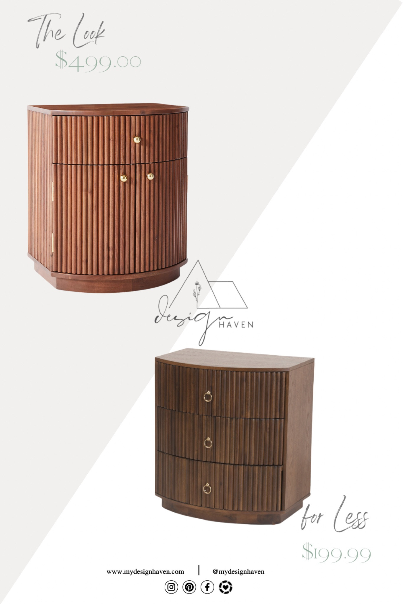 ✨Look for Less✨ I found this stunning 3-drawer nightstand at an amazing price! It’s similar to one from Crate & Barrel, but honestly, I think it's even better. I prefer drawers over a cabinet door for nightstands—it's so much easier to stay cozy in bed and grab what you need without getting up. Yes, I actually think about these things! 🤣It’s more practical 🫶🏼 

#LTKStyleTip #LTKSaleAlert #LTKHome