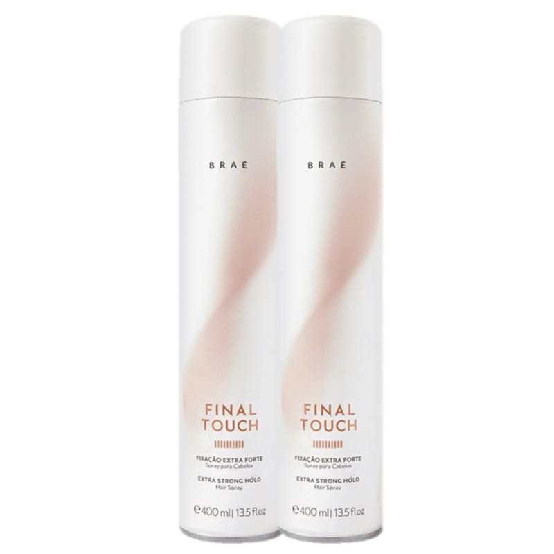 Kit BRAÉ Final Touch Spray Fixador Extra Forte Duo (2 Unidades) | Beleza Na Web (BR)