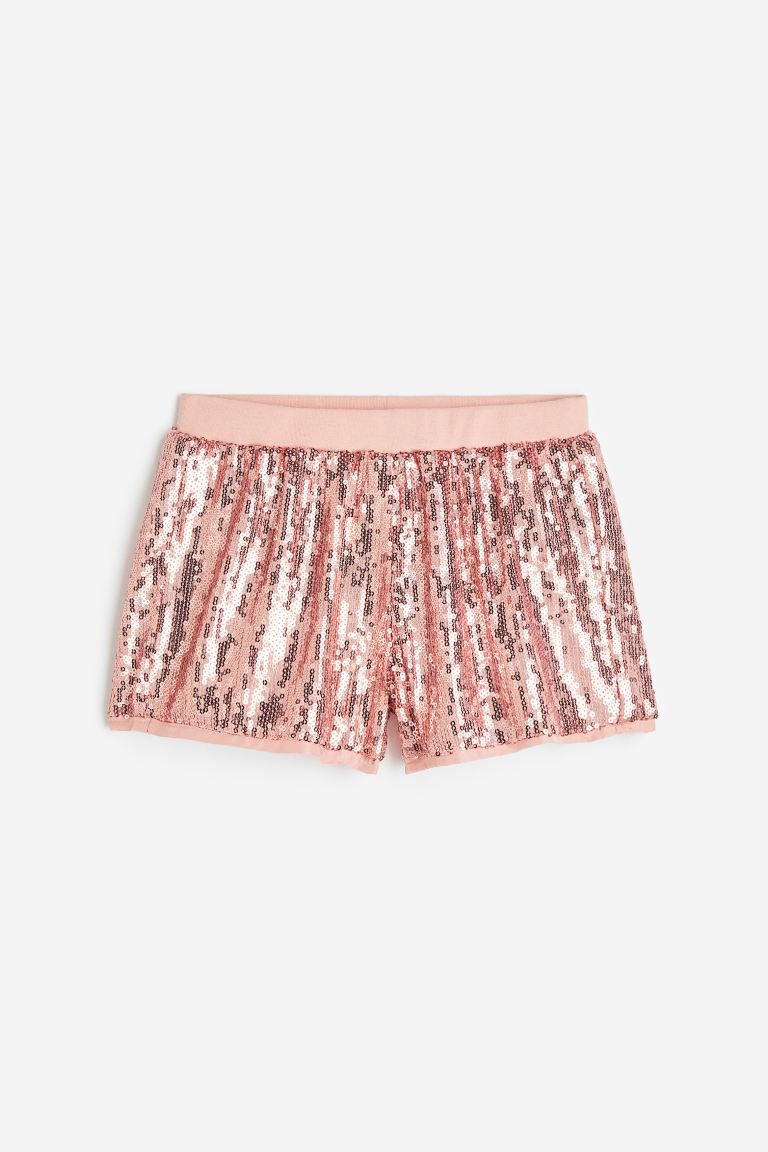 Sequined Pull-on Shorts | H&M (US + CA)