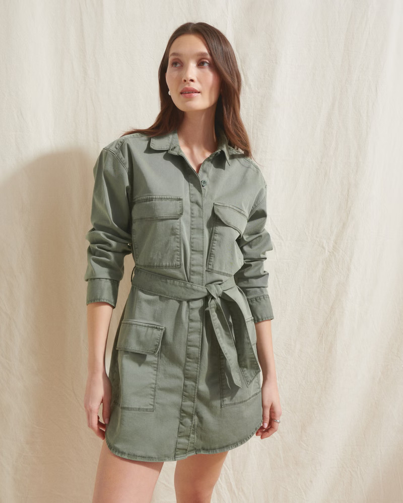 Utility Shirt Dress | Abercrombie & Fitch (US)
