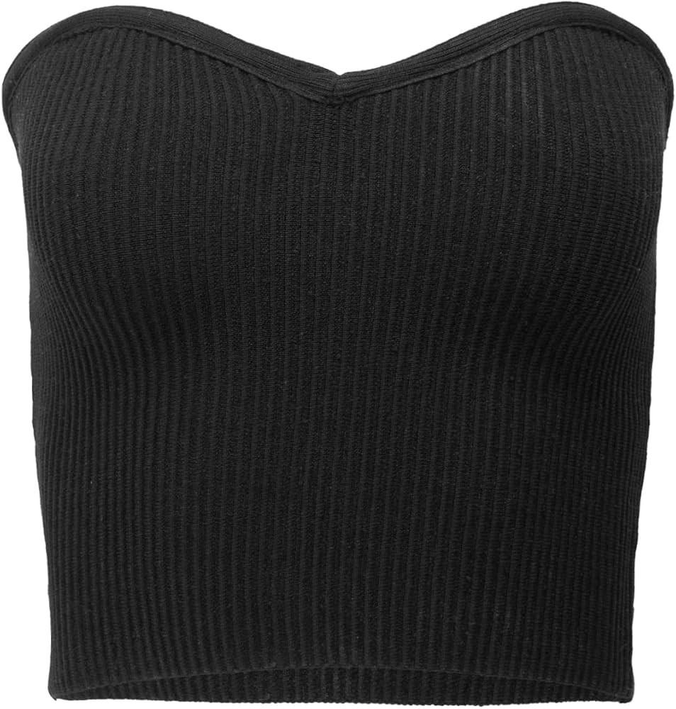 Almere Strapless Sweetheart Neckline Sculpt Knit Top | Amazon (US)