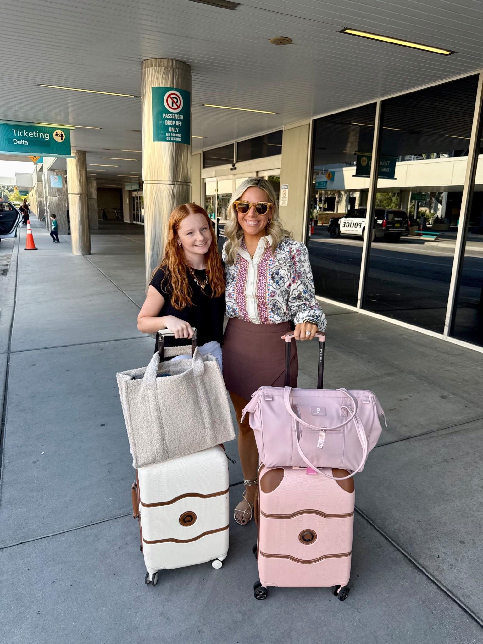 Fort Worth bound!! Headed to see benson Boone and linking what I can! Our personal items can’t be linked but our luggage can! Linking similar bag of Cammie’s (hers is old pink lily) and mine is called Portland gear! 

#LTKStyleTip #LTKTravel #LTKFindsUnder100