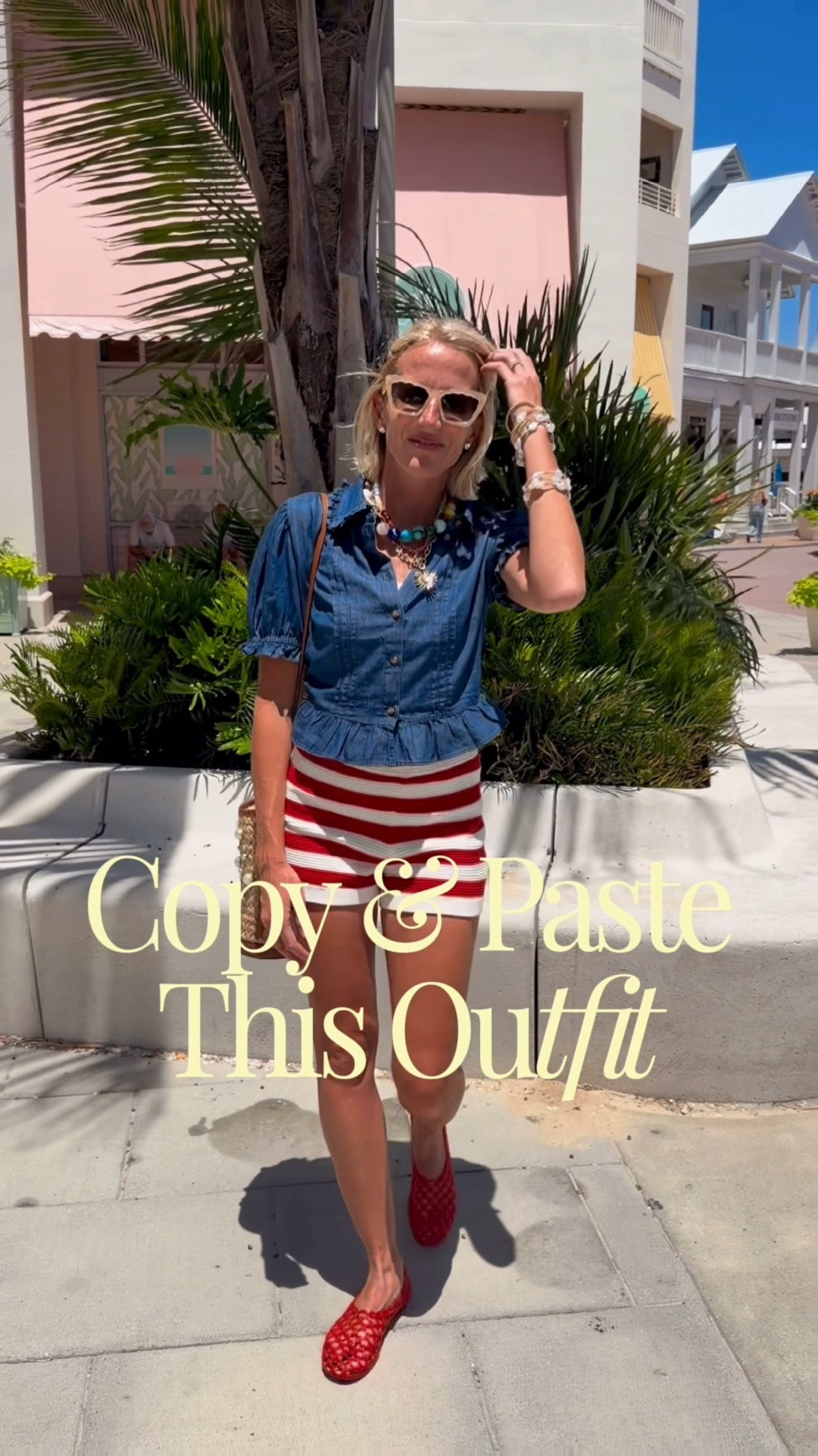 Comment ⭐️SHOP⭐️ for Outfit Links! 

The Outfit to Wear on Repeat All Summer Long! Endless Ways to Style these Shorts! Everything Runs TTS. Wearing XS in Shorts!

#LTKgrwm #LTKootd #LTKSaleAlert
