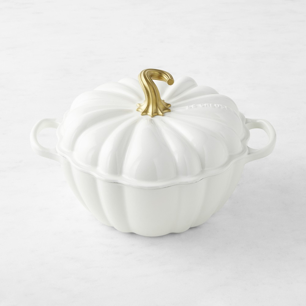 Le Creuset Enameled Cast Iron Pumpkin Cocotte, 4-Qt. | Williams-Sonoma