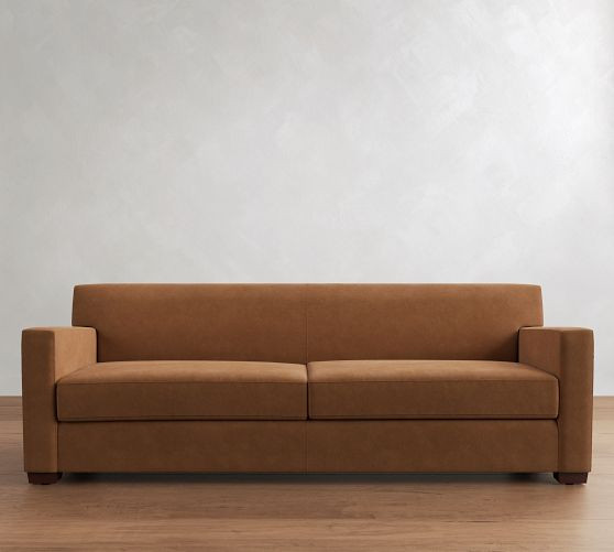 Ashby Leather Sofa (67"-89") | Pottery Barn (US)