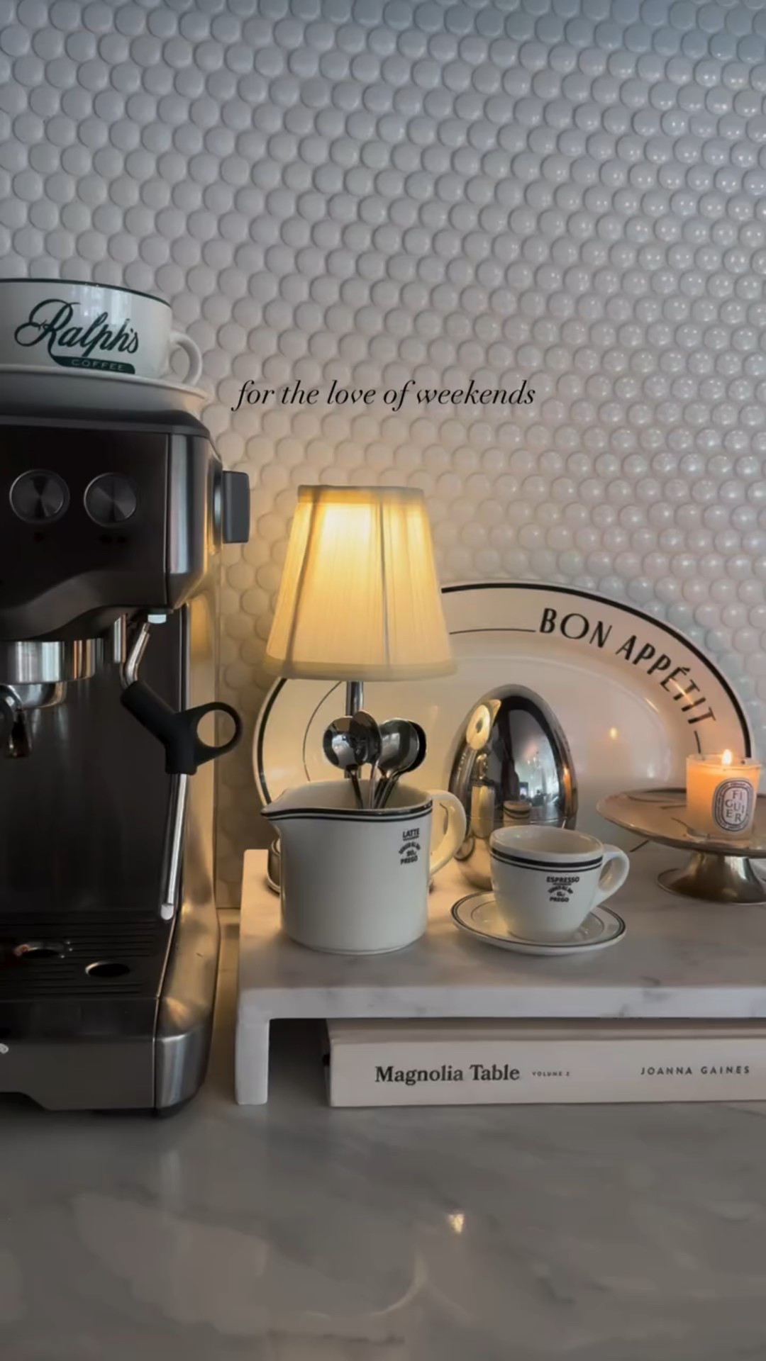 Where slow cozy weekends start ☕️✨ #homedecor #coffeestation 

Follow and comment LINKS for links sent over 🤎✨