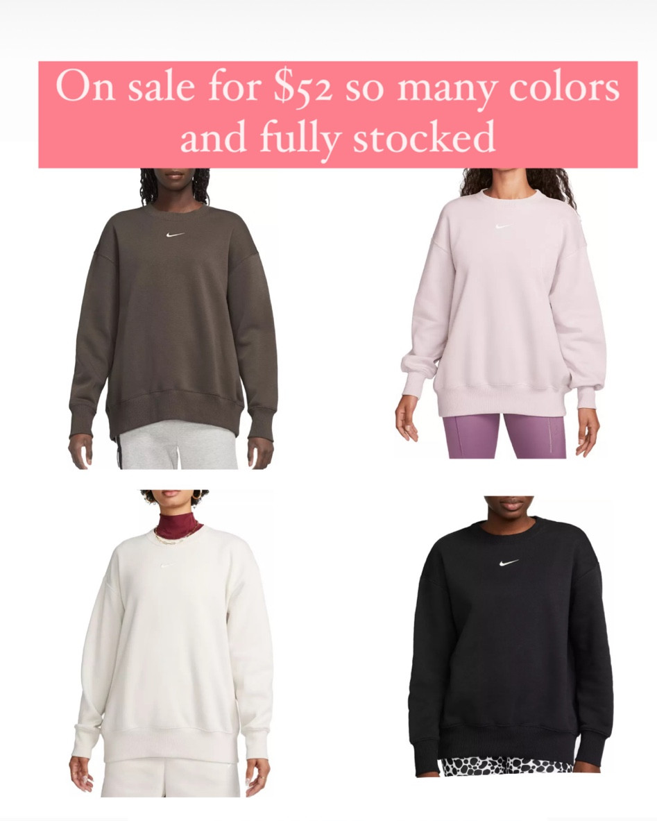 Nike sweatshirts on sale, hoodie, casual outfit, casual style, sweatshirt, Nike 

#LTKfindsunder50 #LTKsalealert #LTKfitness