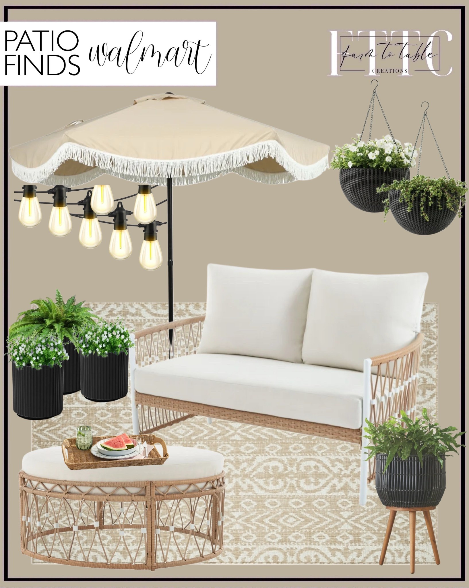 Walmart Patio Finds. Follow @farmtotablecreations on Instagram for more inspiration.

Better Homes & Gardens New Summer collection is beyond beautiful. Perfect for outdoor entertaining. Love this beautiful patio set. Great quality and budget friendly.

Outdoor Space | Neutral Stems | Spring Stems | Bookshelf Decor | Bedroom Space | Cozy Corner | Bathroom | Curated Entryway | Spring  Decor | End of Year Clearance | Trending Decor | Viral Decor  | Coffee Table Decor | Neutral Decor | Stem Sale | Target Finds | Skinny Bench | Bedroom | Living Room | Breakfast Nook | Amazon Home | Target Sale | Loloi Rugs | Magnolia Home | console table | console table styling | faux stems | entryway space | front porch decor | neutral decor | entryway decor | cozy home | affordable decor |  home decor | home inspiration | console styling | entryway rug | cozy moody home | moody home decor | neutral home | bathroom decor | living room | spring decor | Hearth & Hand | Studio McGee | 2025 Home Trends | trending home |


#LTKFindsUnder50 #LTKHome #LTKSaleAlert